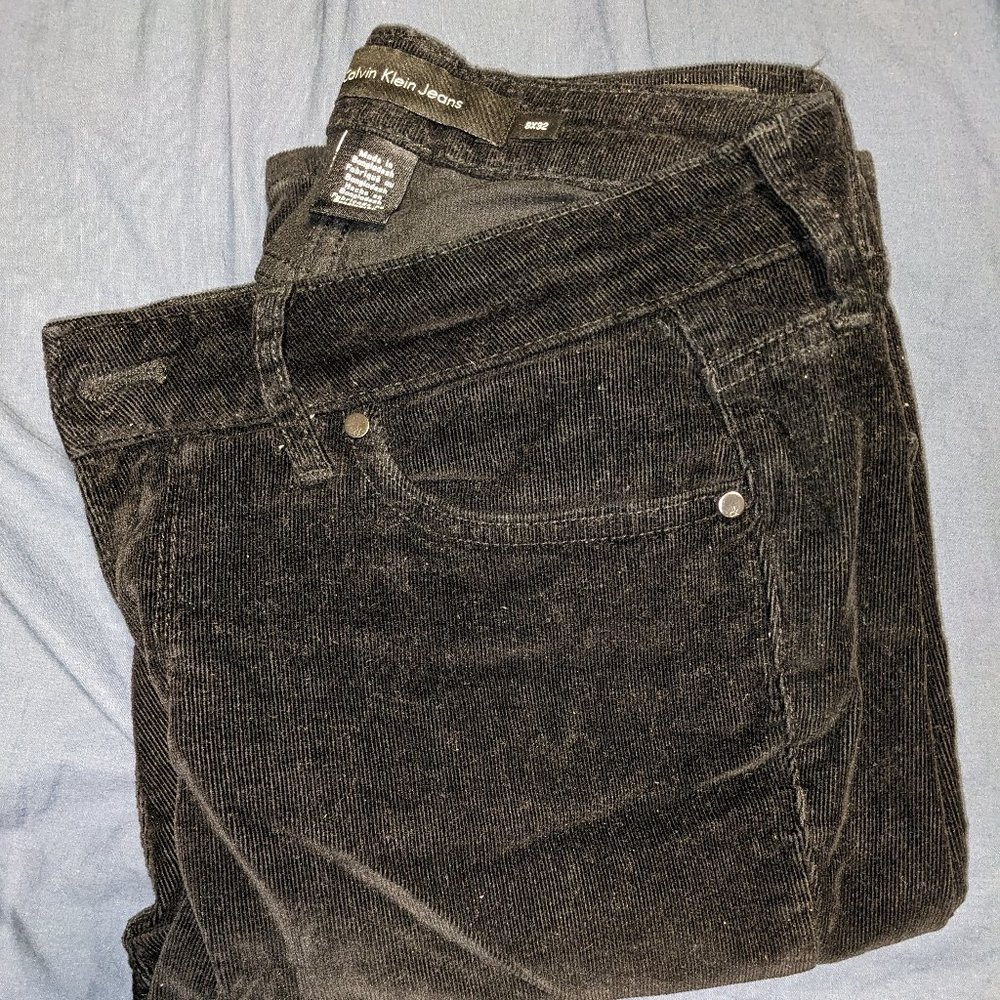 Calvin Klein Jeans Black Corduroy 8x32
